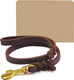 Dog Leash Short Leather Dog Leash Leather Short Leash For Dog Training Short Dog Traffic Lead Leash For Large Dogs Walking Dog Training Leash Dog Training Lead Brown 2.5Ft