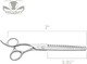 Gold Mantis Professional Dog Shears, 7.5 Straight Shear For All Breeds, Sharp And Smooth Scissoring Tools