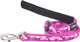 Red Dingo Design Camouflage Lead Large 6', Hot Pink