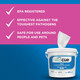 Rescue One-Step Disinfectant Cleaner & Deodorizer Wipes For Veterinary Use – Cleaner For Kennels & More – Extra Large Wipes 160-Count Bucket Refill Rescue One-Step Disinfectant Cleaner & Deodorizer Wipes For Veterinary Use – Cleaner For Kennels & More – Extra Large Wipes 160-Count Bucket Refill