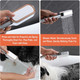 Dog Shower Brush Set-Dog Shower Attachment Kit-Pet Grooming And Dog Washing Tool With Extra-Long Hose-Pet Bathing And Cleaning With Shower Arm Diverter And Hand Held Shower Wand