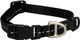 Rogz Utility Small 3/8-Inch Reflective Nitelife Dog Collar, Purple
