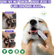 55 Counts Pet Teeth Cleaning Wipes For Dogs & Cats,Dog Dental Wipes For Reducing Plaque & Tartar, Gentle Dental And Gum Care Finger Pet Wipes (55Pcs-Teeth Cleaning Wipes)