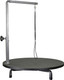 Ryan'S Pet Supplies Paw Brothers Round Grooming Table For Small Dogs, Adjustable Height Arm, Black 24 Inch Diameter Rotating Table Top, Grooming Station For Maltese, Pekingese, Terrier, And Puppies