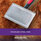 Paw Brothers Flat Slicker Brush, Large/X-Large Paw Brothers Flat Slicker Brush, Large/X-Large