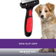 Paw Brothers Double Sided Soft Flex Slicker Brush, Professional Grade, Angled Stainless Steel Pins, Comfort Grip, Flexible Head, Small, 2 In. X 2.5 In. Paw Brothers Double Sided Soft Flex Slicker Brush, Professional Grade, Angled Stainless Steel Pins, Comfort Grip, Flexible Head, Small, 2 In. X 2.5 In.