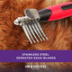 Paw Brothers Double Sided Soft Flex Slicker Brush, Professional Grade, Angled Stainless Steel Pins, Comfort Grip, Flexible Head, Small, 2 In. X 2.5 In. Paw Brothers Double Sided Soft Flex Slicker Brush, Professional Grade, Angled Stainless Steel Pins, Comfort Grip, Flexible Head, Small, 2 In. X 2.5 In.