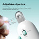 Dog Nail Clipper Cat Nail Trimmer, Adjustable Aperture, Safety-First Design, Inbuilt Nail File For Pets Claw Care Pet Grooming