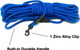 Sarahsayspets N' Fun 50 Ft Nylon Dog Rope Leash, Blue (Blue, 50Ft) Sarahsayspets N' Fun 50 Ft Nylon Dog Rope Leash, Blue (Blue, 50Ft)