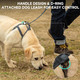 Dog Harness For Large Dogs, No Pull Dog Harness With 2 Adjustable Points & 1 Leash Clip, Reflective Comfortable Dog Vest With Easy Control Handle Ideal For Walking And Training, Red,L Dog Harness For Large Dogs, No Pull Dog Harness With 2 Adjustable Points & 1 Leash Clip, Reflective Comfortable Dog Vest With Easy Control Handle Ideal For Walking And Training, Red,L