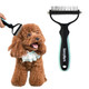 Dog Brush - Pet Dematting And Undercoat Deshedding Rake - Stainless Steel Grooming Comb For Dogs Cats Furry Pets Large Or Medium Remove Knots Tangles In Long Fur Hair Dog Brush - Pet Dematting And Undercoat Deshedding Rake - Stainless Steel Grooming Comb For Dogs Cats Furry Pets Large Or Medium Remove Knots Tangles In Long Fur Hair