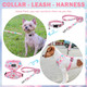 Scenereal Small Dog Harness Collar And Leash Set, Adjustable No Pull Pet Harnesses, No Chock Soft Mesh Step In Vest For Doggie Puppy Medium Dogs Cats Girl Or Boy,Chihuahua, Yorkie, Outdoor Walking Scenereal Small Dog Harness Collar And Leash Set, Adjustable No Pull Pet Harnesses, No Chock Soft Mesh Step In Vest For Doggie Puppy Medium Dogs Cats Girl Or Boy,Chihuahua, Yorkie, Outdoor Walking