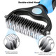 Dog Brush For Shedding, Sebtle Double Sided Undercoat Rake Comb For Dogs And Cats, Pet Grooming Brush For Small, Medium Dogs And Cats,Furminator Tool Remove 98% Mats, Tangles Dog Brush For Shedding, Sebtle Double Sided Undercoat Rake Comb For Dogs And Cats, Pet Grooming Brush For Small, Medium Dogs And Cats,Furminator Tool Remove 98% Mats, Tangles