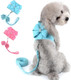 Selmai Bling Rhinestone Dog Harness Bow Girls Soft Suede Leather For Small Pet Puppy Doggie Cat Girls Vest Collar Leash Set Adjustable/No Pull Chihuahua Yorkie Harness Walking Running Blue L Selmai Bling Rhinestone Dog Harness Bow Girls Soft Suede Leather For Small Pet Puppy Doggie Cat Girls Vest Collar Leash Set Adjustable/No Pull Chihuahua Yorkie Harness Walking Running Blue L