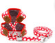 Selmai Small Dog Harness Vest Leash Set Polka Dot/Camo Mesh Padded No Pull Leads For Puppy Pet Cat (Medium (Pack Of 1), Red) Selmai Small Dog Harness Vest Leash Set Polka Dot/Camo Mesh Padded No Pull Leads For Puppy Pet Cat (Medium (Pack Of 1), Red)