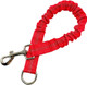 Short Dog Leash Extender, 18 In Bungee Shock Absorbing, Nylon Multifunctional Dog Leash For Medium Large Dogs Walking Training Running (Red)