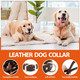 Leather Dog Collar,Soft Sturdy Dog Collar,Heavy Duty Dog Collar,Suitable For Dog Collars For Small Dogs, Medium Dogs, Large Dogs, Extra Large Dogs(Xl:1.2”Wide For 18-24 Neck-Brown)