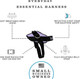 Shawnco Essential Harness, Leash & Collar Set (Icy Lilac, L) Shawnco Essential Harness, Leash & Collar Set (Icy Lilac, L)