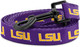 Lsu Tigers Adjustable Dog Collars And Leashes Fits Pets Officially Licensed (6 Ft Leash)