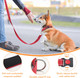9 Sets Dog Collar And Leash Set For Small Medium Large Dogs Reflective Nylon Dogs Leashes Adjustable Dog Collar Padded Handle Dog Leash Walking Training (Lovely Color)