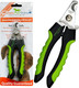 Dog Nail Clippers With Safety Guard - Superior Sharpness - Veterinarian Designed - For Medium And Large Dogs - Professional Stainless Steel Dog Nail Trimmers