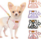 Slowton No Pull Dog Harness With Leash - Soft Lightweight Floral Pattern Puppy Harness, Adjustable Pet Harness For Small Medium Dogs (Pink Daisy Xxs)