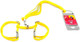 Smalllee_Lucky_Store Small Toy Dog Cat Kitten Adjustable Harness Collar With Lead Polka Dots, X-Small, Yellow