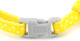 Smalllee_Lucky_Store Small Toy Dog Cat Kitten Adjustable Harness Collar With Lead Polka Dots, X-Small, Yellow