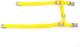 Smalllee_Lucky_Store Small Toy Dog Cat Kitten Adjustable Harness Collar With Lead Polka Dots, X-Small, Yellow