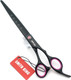 7.0 Inches Professional Dog Grooming Scissors Set Straight & Thinning & Curved & Chunkers 4Pcs In 1 Set (With Comb)
