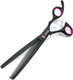 7.0In Professional Pet Grooming Scissors Set,Straight & Thinning & Curved Scissors 4Pcs Set For Dog Grooming (Violet)