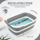 Collapsible Dog Bathtub, Dog Tubs For Bathing, Portable Tub, Dog Wash Tub, Pet Tub And Dog Bath Tub For Dog/Cat/Pet And Puppy Bath Tub, Dog Tub For Pets And Cats (Gray)