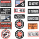 15Pcs Service Dog Patches,Embroidery Removable Dog In Training Patch, Hook And Loop Patch Set Of American Flag Ask To Pet In Training,Tactical Patches For Vests And Harnesses (Black)