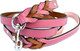 Raspberry Pink Leather Braided Dog Leash, 6 Foot X 3/4 Inch, Walking Or Training Lead For Large And Medium Size Dogs Raspberry Pink Leather Braided Dog Leash, 6 Foot X 3/4 Inch, Walking Or Training Lead For Large And Medium Size Dogs