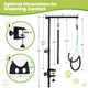 Dog Grooming Table Arm With Hammock - 35 Height Adjustable Dog Grooming Arm With Clamp, Hammock, And No-Sit Haunch Holders - Ideal For Small & Medium Pets