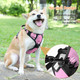 Dog Harness,No Pull Harness,Reflective No-Choke Pet Oxford Vest,Adjustable Soft Padded Pet Vest With Handle For Small To Large Dogs(Pink,M)