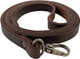 Petit Dog Leash Handmade From Full Grain Leather - Suitable For Small, Large Dogs, Puppies - Comfortable Handle, Heavy Duty Metal Clip, Stylish Lead For Walking And Training - Bourbon Brown