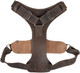 Dog Harness Handmade From Full Grain Leather - Easy And Comfortable Walking, Adjustable, Safe For Your Pet, Prevents Escapes, Heavy Duty Metal - Medium To Large Dog Breeds - Bourbon Brown