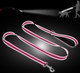 Taglory Dog Leash For Medium Large Dogs Double-Sided Reflective Soft Neoprene Padded Handle 1 Inch By 5Ft Fit Medium Large Breeds Dogs 20-150 Lbs Hot Pink
