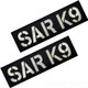 2Pc Luminous Patches Sar K9 Dog Vest Patches Removable Patches With Hook Backing For Animal Vest Harnesses, Collars, Leashes (Black And White) (Color-Luminous)