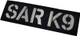 2Pc Reflective Patches Sar K9 Dog Vest Patches Removable Patches With Hook Backing For Animal Vest Harnesses, Collars, Leashes (Black And White) (Color-Reflective)