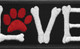 Therapy Dog Service Dog Paw Love Dog Lover Patch Embroidered Vest/Harnesses Badge Fastener Hook & Loop Emblem Therapy Dog Service Dog Paw Love Dog Lover Patch Embroidered Vest/Harnesses Badge Fastener Hook & Loop Emblem