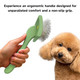 Dog Slicker Brush For Long Haired, Detangling Dog Slicker Brushes For Grooming, Dog Brush For Goldendoodle Labradoodle Poodles, Professional Dog Deshedding Slicker Brush, Large, Green - [Taiqiang]