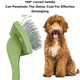 Dog Slicker Brush For Long Haired, Detangling Dog Slicker Brushes For Grooming, Dog Brush For Goldendoodle Labradoodle Poodles, Professional Dog Deshedding Slicker Brush, Large, Green - [Taiqiang]