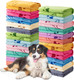 Tatuo 22 Pcs Dog Towels For Drying Dogs 20 X 40 Inch Pet Bath Towels Dog Absorbent Microfiber Towel Quick Drying Puppy Bathing Supplies For Small Medium Large Dog Puppy Cat (Colorful,Bone Pattern)