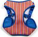 The Dodo Dog Harness, Striped, Size Medium Easy Step-In Harness For Dogs Breathable Mesh Fabric Snap-Together, Pinch Release Buckle, Ring For Leash Attachment Everyday Pet Apparel