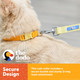 The Dodo All Nylon Yellow Collar And Leash Set - Medium Matching Cute Leash And Collar Set Waterproof Dog Leash And Collar Set, Perfect For Beach Day Or Trips To The Lake