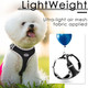 Thinkpet Harness And Leash Set Reflective Breathable Soft Air Mesh No Pull Puppy Choke Over Head Vest Ventilation Harness With Leash For Puppy Small Medium Dogs And Cats