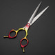 6.5 Inch Professional Pet Dog Cat Grooming Shears Scissor, Japan 440C Stainless Steel Blade, Ultralight Aviation Aluminum Handle