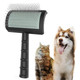 Large Slicker Brush For Dogs,Cats,Extra Long Pin Shedding Brush For Long Haired Dog,Cat, Pet Grooming Wire Brush For Thick Undercoat Curly Hair,25Mm(1),Black